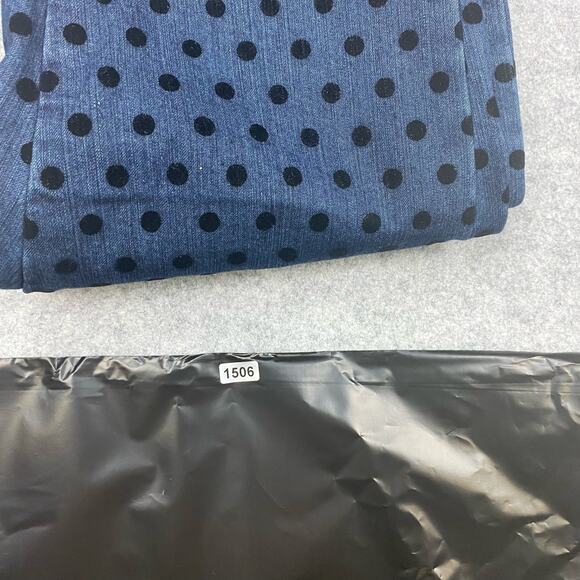 Weekend jeans women’s 6 polkadotted stretch retro bold preppy girly Artsy 30/30 - Picture 9 of 9